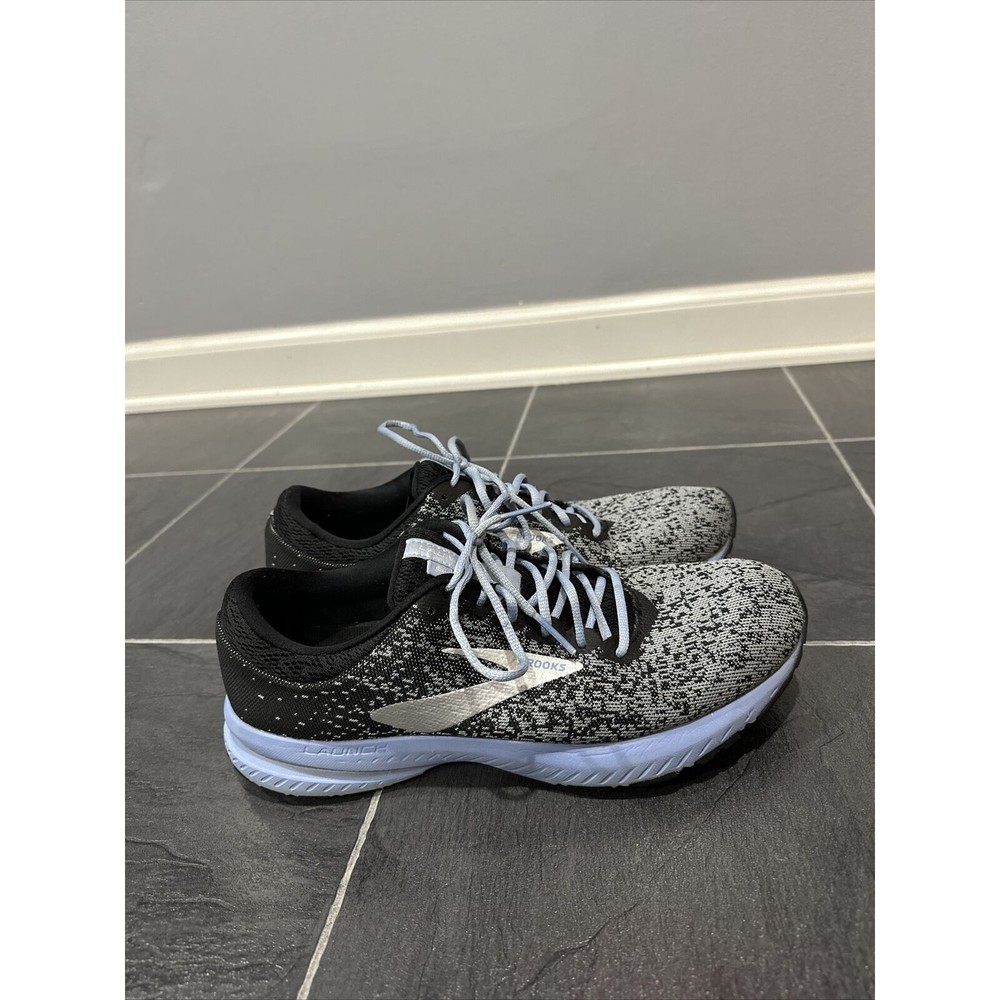 Brooks Launch 6 Women's Running Shoes Black Gray Blue Size 11 B